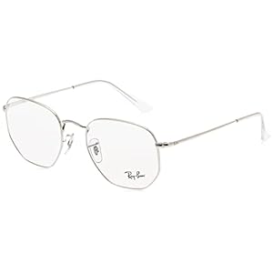 Ray-Ban 0RX6448-51-2501 Lunettes de Repos, Silver, 51 Homme