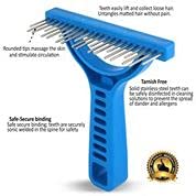 The-Untangler-Rakes-for-Grooming-and-Shedding-silky-smooth-rotating-teeth-to-easily-collect-loose-hair-Purple-Shedding - Cucciolini Doodles   The-Untangler-Rakes-for-Grooming-and-Shedding-silky-smooth-rotating-teeth-to-easily-collect-loose-hair-Purple-Shedding