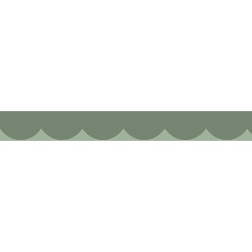 Frise décorative adhésive, feston vert, vert olive, 5 cm X 300 cm