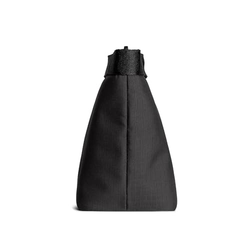 Image of DailyObjects Small Pivot Carry All Pouch for Men and Women |Zippered Compartment|Organiser|Lightweight|Water Repellent|Portable| Recycled Nylon| Concealed Handles| For Daily Use /Travel (Black)