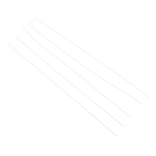 BELLIFFY DIY Beading Needles Large Eye 5 Sizes Set Metal Threaded for Necklace Bracelet Making