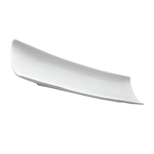 POPETPOP Plato de Saurio de Cerámica Plato para Servir Pescado para Servir Comida Eventos o Comidas Caseras