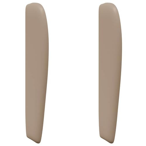 vidaXL Oreille de tête de lit Marron 80 x 23 x 6 cm PVC, Décoration de Chambre, tête de lit Moderne, Confort en Mousse, Design Compact pour des Nuits Zen,...