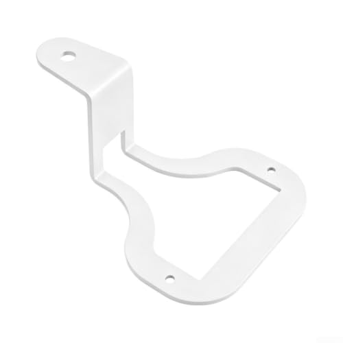 Soporte de pared para WiiM Lite de metal blanco con hardware de montaje 2
