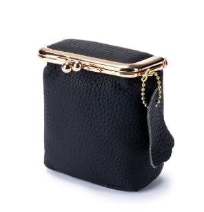 Women's Genuine Leather Wallet – Stylish Multi-Functional Coin Purse with Clasp Closure