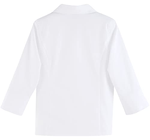 Tommy Hilfiger Girls 3/4 Sleeve Feminine Fit Pinpoint Blouse School Uniform2