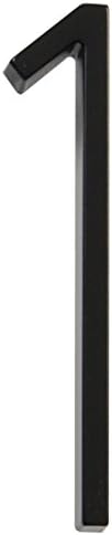 Distinctions 843191 Black Floating Mount 5-Inch House Number 1