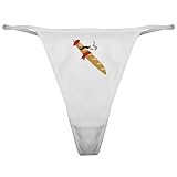 CafePress French Baguette Classic Thong Underwear, Funny Womens Panties White