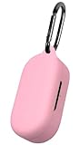 Aotao Silicone Case for TOZO T10, Soft and Flexible, ScratchShock Resistant Silicone Cover for TOZO T10 Headphones (Pink), Large