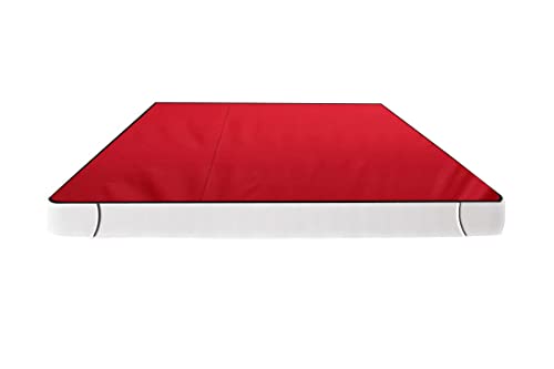 Image of The Furnishing Tree Mattress Protector /Waterproof Bedsheet Size WxL 60x78 Inches Queen Size Polyester Red