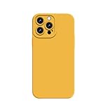 TOTU for iPhone 15 Pro Max Case Silicone Full Package Solid Yellow, [Shockproof][Liquid Silicone][360° Protective Soft Case] 15 Pro Max Phone Case 6.7 Inch 2023, Yellow