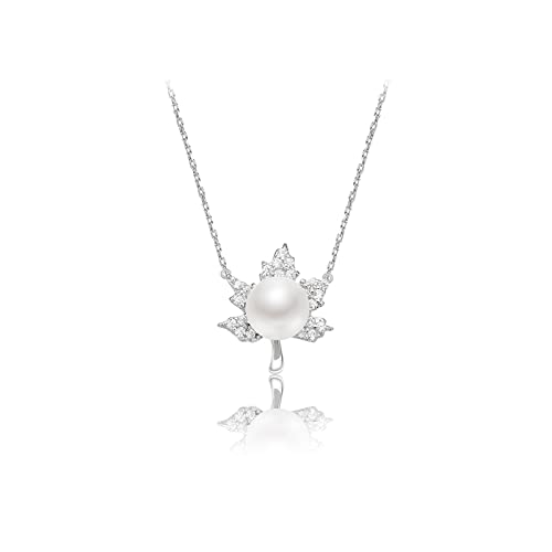 Collier perhelperle d'eau douce blanche 5-6mm bijou all-match quotidien