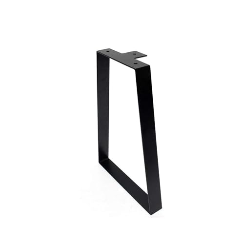 テーブル 脚 アイアンレッグ DIY机 脚 アイアンテーブル脚 台形 足 スタンド ブラック 金具付き 滑り防止 オフィス コーヒーテーブル バーカウンター ブラケット 鉄製テーブル脚 35cm