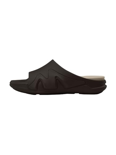 Image of The Souled Store Slides 2.0: Men and Boys Slip On Sliders Streetwear High Density EVA Cushioned EVA Sole Durable Outsole Slip On Construction Lightweight and Arch Support