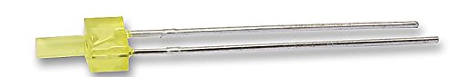 Image of LED, Flat TOP, 2MM, Yellow | LED Single Colour OPTOELECTRONICS 5 X Qty - L-13YD
