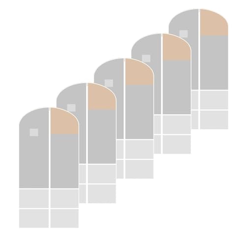 Garmet Bags Travel Hanging, Garment Bags with Small Object Storage Compartment, Viewing Window, Suitable for Jackets, Shirts, Coats(60x120cm/24x47in)