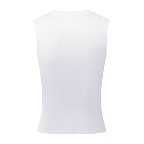 Youth Boys Compression Sleeveless Shirt Undershirts Workout Base Layer Vest Quick Dry Soccer Shirts2