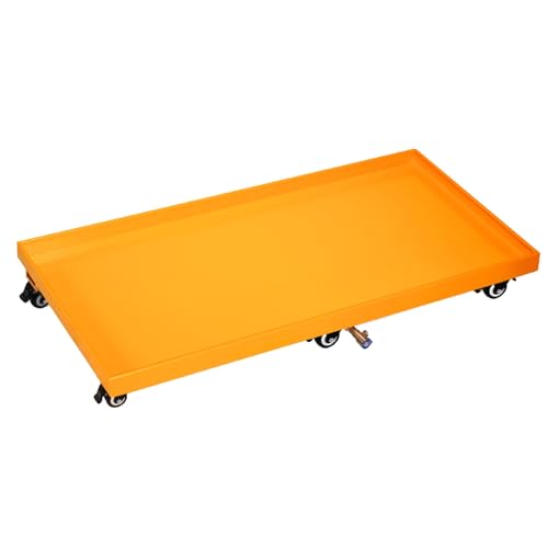 Palette de confinement de déversement avec drain – Grande plate-forme de stockage industrielle pour fûts d'huile – Plateau anti-fuite pour entrepôts et usines