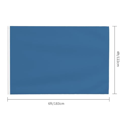 Drapeau extérieur robuste 1,2x1,8m bleu marine de haute qualité avec oeillets - 2