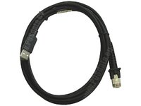 Datalogic Scanning 90A052258 USB Type A TPUW Straight Cable, 2 m Length, Black