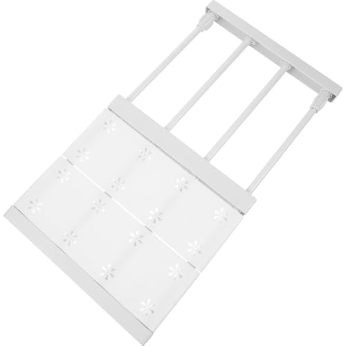 Kisangel Estante Extensible para Armario Ajustable Organizador y Divisor de Ropa Estantería de Tensión para Dormitorio y Cocina Balda Regulable para Roperos Almacenamiento Práctico y Fácil