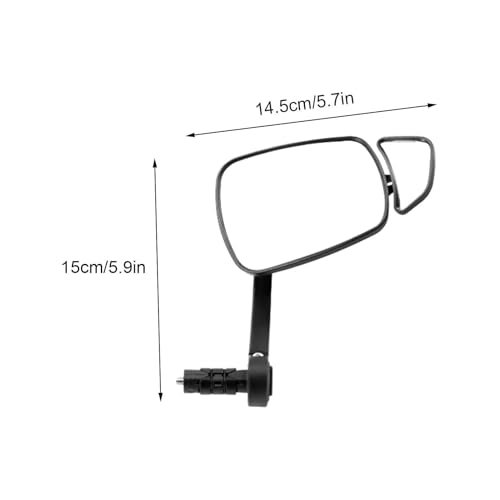 Espejo retrovisor de bicicleta gran angular reflector manillar moto scooter carretera 2