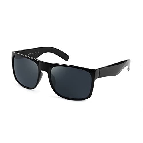 Image of FEISEDY Mirrored Sunglasses for Men Square Sport Style UV Protect Classic B2807
