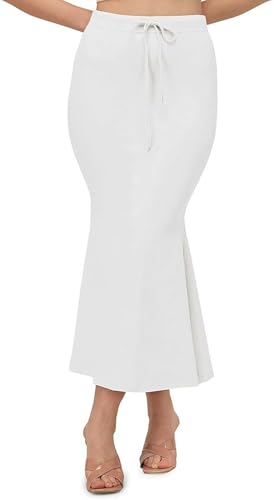 Image of Women's Perfect Curvy Look Saree Shapewear (Fish Baby Pink 2XL S90)