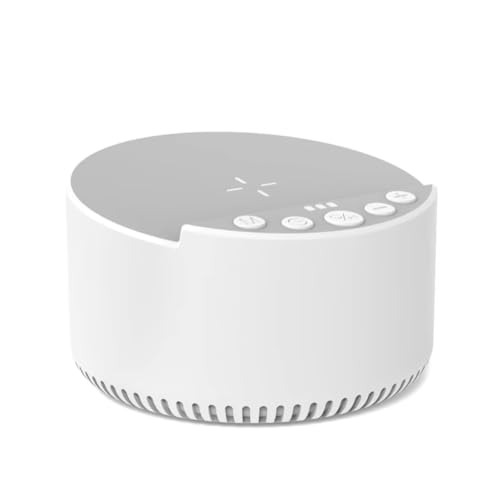 Uxsjakjsd Mini Altavoz Bluetooth Portátil de Ruido con Carga Inalámbrica de 15 W, Barra de Sonido para Dormir y Caja de Música con Apagado Programado.