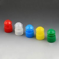 116152G PT# 116152G- Cap Flange Plug Tube Green Polyethylene 16mm 1000/Bg by, Globe Scientific Inc.