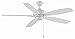 Fanimation Aire Deluxe - 52 inch - Matte White with Matte White Blades and Pull-Chain - FP6284MW