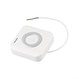 DC 12V Wired Dingdong Doorbell for Access Control Applications, Four-Wire ABS Panel with Crisps and Audible Chime, Construction for Consistent Operation, Simple Wall-Mounted Installation