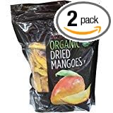 Kirkland Signature Organic Dried Mangoes, 2.5 Pounds (Pack of 2)