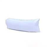 MetJakt Inflatable Sofa, Portable Air Lounger with Carry Bag, Multiple Colors Available (White)