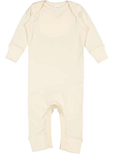RABBIT SKINS Baby Long Sleeve Long Leg Bodysuit Boy & Girl | Newborn 0-3 to 24 Months