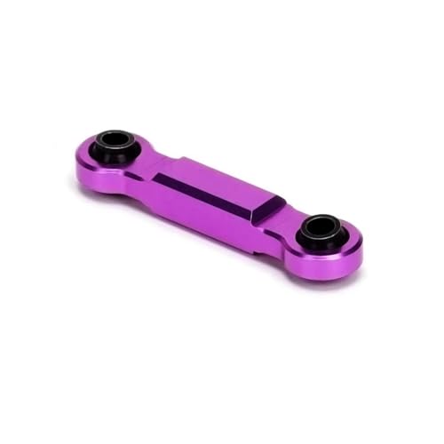 Rc Special Connecting Rod for HPI for Savage for Flux XL 21 25 SS 3.5 4.1 4.6 5.9 RS4 3 85050 Aluminum Servo Steering Linkage Tie Rod RC Car Parts Accessories Replacement(Purple)
