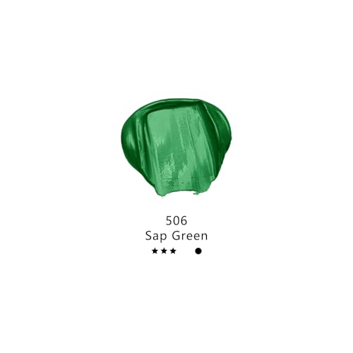 Image of Artecho Sap Green Acrylic Paint 1000ml / 33.8 fl oz Pump Dispenser | Large Bottle, Semi Glossy Finish, High Pigment Rich Color Craft Paint for Canvas, Rocks, Wood, Ceramic, Easy dispensing