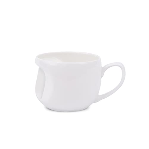 Image of Dandy Lines Cup and Saucer Set, FACE All White, Luxury Tea Cups with Saucer, Ceramic, Pack of 12, Microwave & Dishwasher Safe, Great for Hosting & Gifting