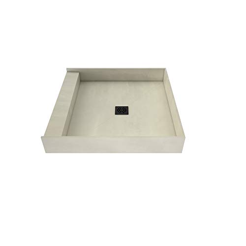 Tile Redi B4242C-Scsqmvz Redi Base Shower Pan, 42" W X 42" D, Matte Black #TOP3