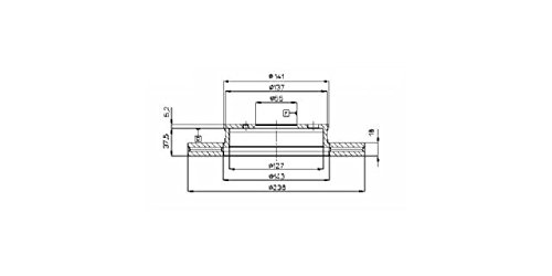 Ashuki t601 - 08 t601 - 08 dischi freno