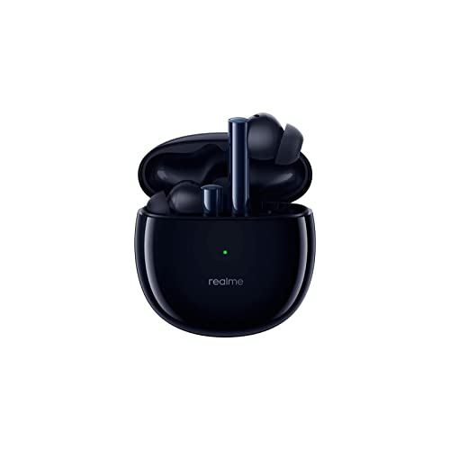realme Buds Air 2 Wireless Earbuds, Bluetooth Earbuds ANC, Bluetooth Headphones 88ms Super Low Latency, Wireless Headphones IPX5 Waterproof, 25hrs Total Playback for Android & Apples(Black)
