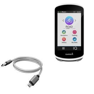 BoxWave Cable Compatible with Garmin Edge 1030 - Micro USB DuraCable, Braided Micro USB Charging Cable - Space Grey