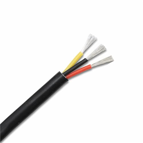 Cable de cobre flexible ultra suave de 10m y 3 núcleos: control total y aislamiento 1.0mm2