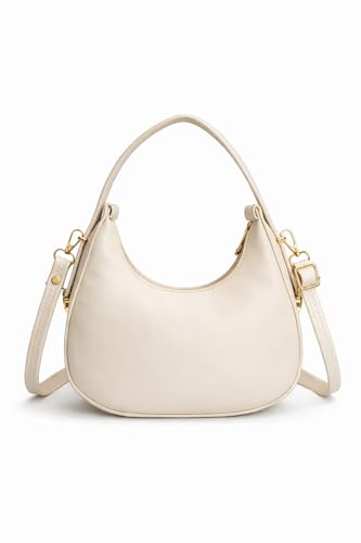 Image of Women's Shoulder & Sling Bag with Zipper Closure, Detachable Long Strap, Spacious Single Compartment Handbag for Daily & Office Use | Trendy Design