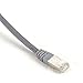 Black Box CAT5e 100-MHz Molded Boot Patch Cable F/UTP CMP Plenum GY 50FT