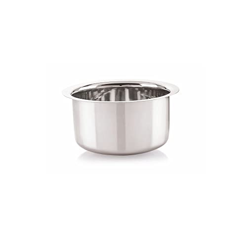 Neelam Stainless Steel 9 22G Round Bottom Tope, 750 ml, Silver