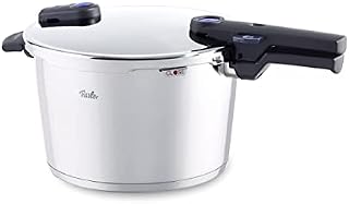Fissler vitaquick / Pressure Cooker ( 6 L - 22 cm ) Cooking-Pot, Steamer, 2 Cooking Levels, Stainless Steel - Induction, Gas, Glass Ceramic, Electric