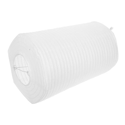 ノーブランド品 折りたたみ可能な和紙ランタンランプ 和風ペーパーシェード 寝室 オフィス用スタンドライト パーティー装飾に 簡単立 読書灯対応