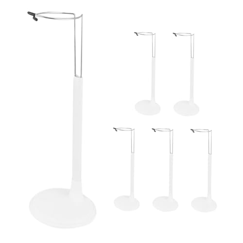 Yardwe Marco De Soporte para Muñecas De 6 Piezas Soporte para Exhibición De Muñecas Soporte Ajustable para Casa De Muñecas Kaiser Base para Muñecas En Miniatura para Interiores Base