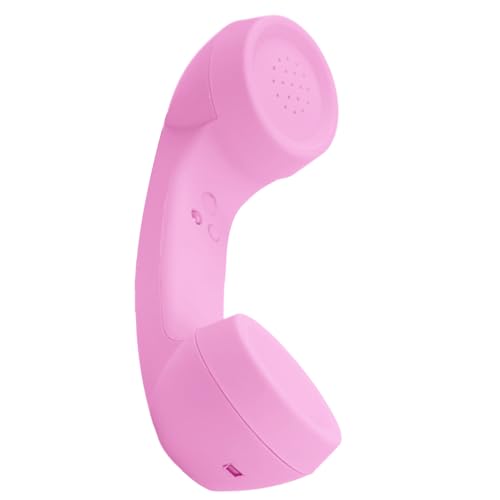 Auricular retro para teléfono, receptor inalámbrico vintage portátil, auricular de teléfono con llamada cómoda, para escritorio, sala de estar, escuela, hospital, oficina, cocina, ancianos, Navidad